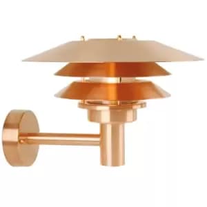 Veno Outdoor Wall Lantern Copper, E27, IP54