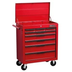 Hilka HD 8-Drawer Trolley with Lid Storage