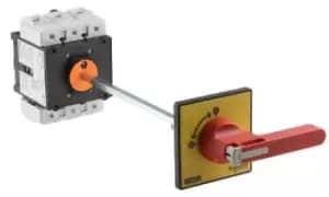 Schneider Electric 3 Pole Panel Mount Non Fused Isolator Switch - 175 A Maximum Current, 55 kW Power Rating, IP20, IP65