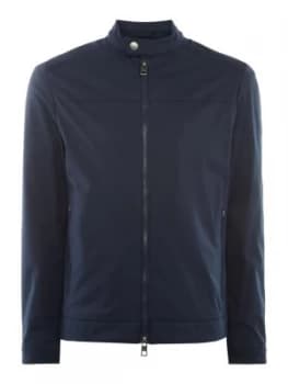 Mens Michael Kors Nylon Racer Jacket Blue
