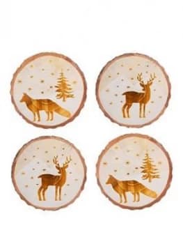 Sass & Belle Woodland Coasters Set Of 4