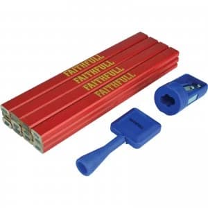 Faithfull Medium Carpenters Pencil Kit