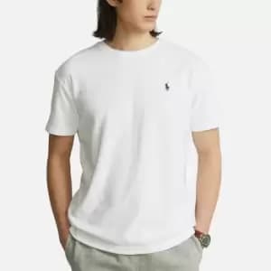 Polo Ralph Lauren Mens Lightweight Cotton Terry T-Shirt - White - M