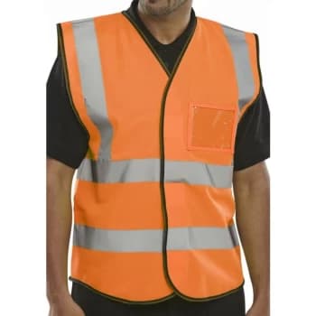 Hi Viz ID Vest EN20471 Orange - Size M