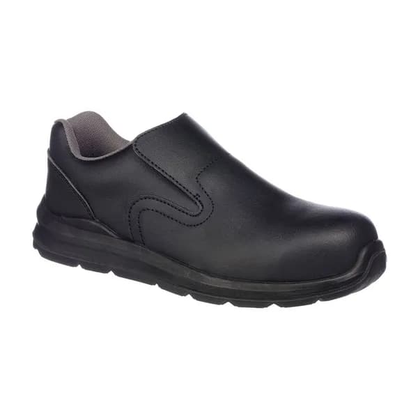 Portwest Compositelite Slip On Safety Trainers FD62BKR46 Colour: Black