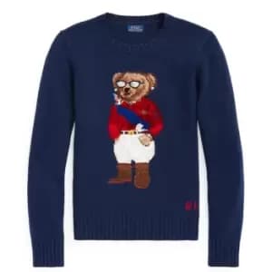 POLO RALPH LAUREN Polo Ralph Lauren Bear Sweater Womens - Blue