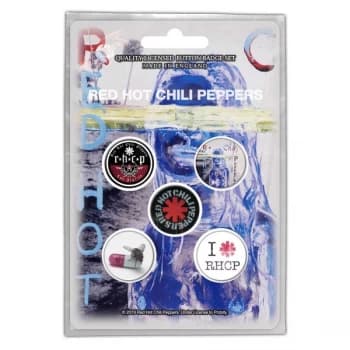 Red Hot Chili Peppers - By The Way Button Badge Pack
