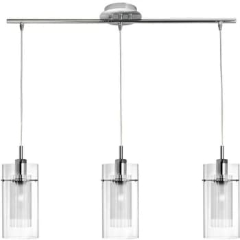 Searchlight Lighting - Searchlight Duo 1 - 3 Light Cluster Pendant Chrome, Glass, E14