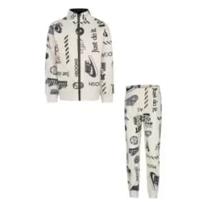 Nike AOP Tricot Tracksuit Set Infant Boys - Cream