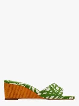 Kate Spade Meena Slide Sandals, Palm Fronds, 6