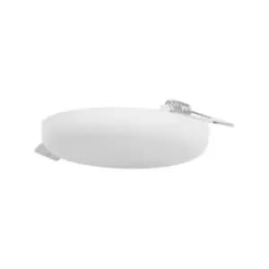 Faro Barcelona - Recessed spotlight Wide Polycarbonate, white aluminium, opal 1.9 Cm