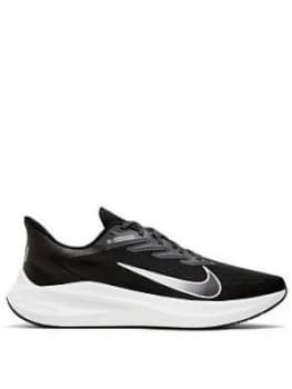 Nike Zoom Winflo 7 - Black/White, Size 10, Men