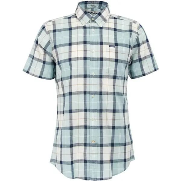 Barbour Delton Tailored Shirt S Blue 55554218350