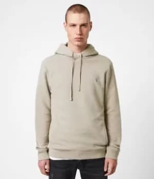 AllSaints Mens Raven Pullover Hoodie, Toasted Taupe, Size: S