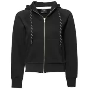 Tee Jays Womens/Ladies Full Zip Hooded Sweatshirt (M) (Black)