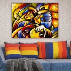 400017166_70100 Multicolor Decorative Canvas Painting