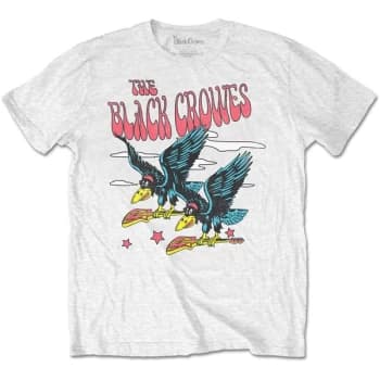 The Black Crowes - Flying Crowes Unisex XXX-Large T-Shirt - White