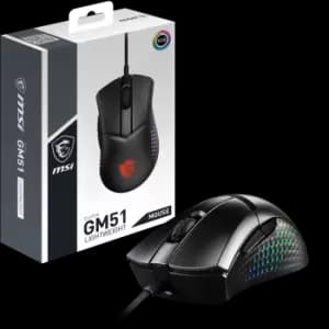 MSI CLUTCH GM51 Lightweight RGB 26,000 DPI Gaming Mouse