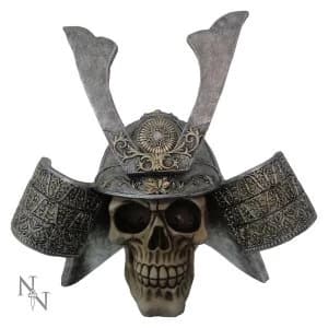 Samurai Skull Figurine