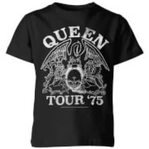 Queen Tour 75 Kids T-Shirt - Black - 3-4 Years