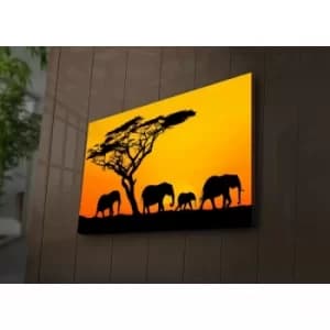 4570?ACT-53 Multicolor Decorative LED Lighted Canvas Painting