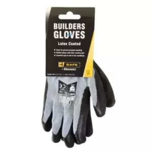 Builders Latex Glove Black - Size L