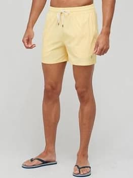 Polo Ralph Lauren Traveller Slim Fit Swim Shorts - Empire Yellow, Empire Yellow Size M Men