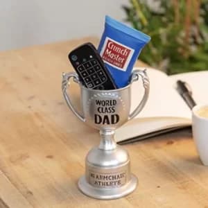 World Class Dad #1 Armchair Athlete Trophy