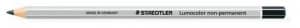 Staedtler Lumocolor Permanent Omnichrom Pencil Black (Pack 12) 108-9