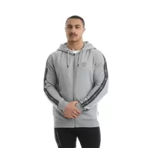 Golds Gym Zipped Hoodie Mens - Grey