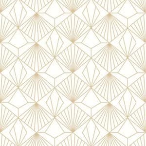 Sublime Diamond Wallpaper White - 10m