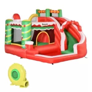 HOMCOM Kids Sliding Car to Floor with Lights and Horn