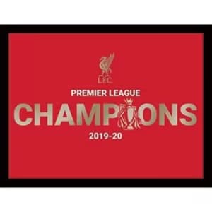 Liverpool FC Premier League Champions Metallic Picture 16 x 12