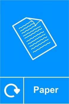 Spectrum Industrial Recycle Sign Paper 150x200mm SAV 18140