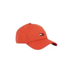Tommy Jeans Embroidered Flag Cap - Red