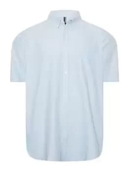 BadRhino Oxford Stripe Shirt, White, Size 1Xl, Men