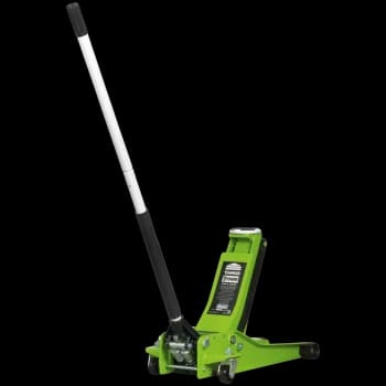 Sealey 2 Tonne Low Entry Rocket Lift Trolley Jack Green