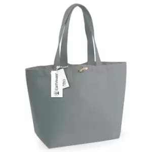 Westford Mill EarthAware Organic Marina Tote (40cm x 39cm x 19cm) (Grey)