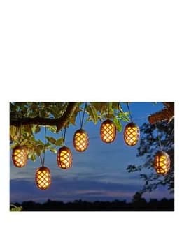 Smart Solar Cool Flame Solar String Lights - Set Of 10