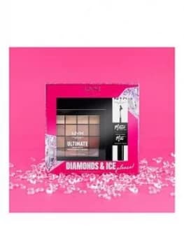 Nyx Professional Makeup Diamonds & Ice Please Ultimate Shadow Palette Warm Neutrals And Matte Liquid Eye Liner