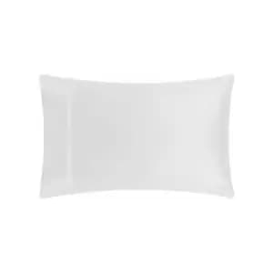 Premium Blend 500 Thread Count Cotton Rich Sateen Housewife Pillow Cases, White, Pair - Belledorm