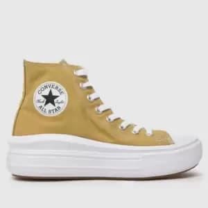 Converse All Star Move Trainers In Mustard Yellow