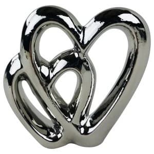 Double Heart Ornament 15cm