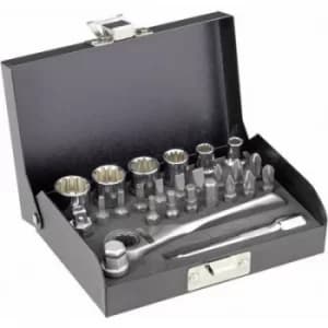 TOOLCRAFT Bit set Metric 1/4 (6.3 mm) 23 Piece 820928