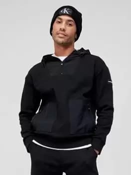 Calvin Klein Tech Repreve® Comfort Zip Through Hoodie - Black, Size L, Men