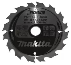 Makita B-33532 circular saw blade 13.6cm