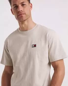 Tommy Jeans Beige Badge T-Shirt