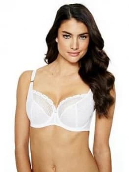 Freya Rio Underwire Balcony Bra, White, Size 32, Women