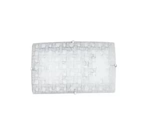 PAMELA LED Flush Wall Light White 1420lm 4000K 30x18cm