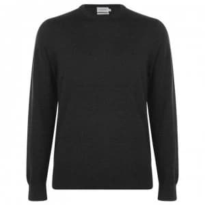Calvin Klein Crew Knit Jumper - Dk Grey P9Y